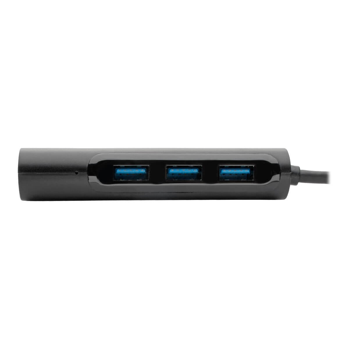 Tripp Lite Usb C Hub 4-Port W/ 4X Usb-A Portable Compact Usb Type C, Usb-C Thunderbolt 3 Black (U460-004-4Ab)