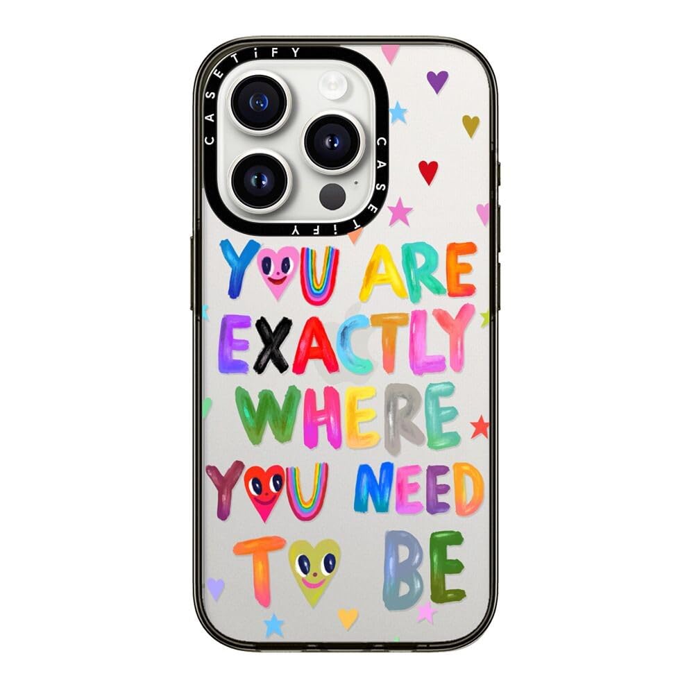 Casetify Compact Case For Iphone 15 Pro [2X Military Grade Drop Tested / 4Ft Drop Protection]   You Are Exactly Where You Need T