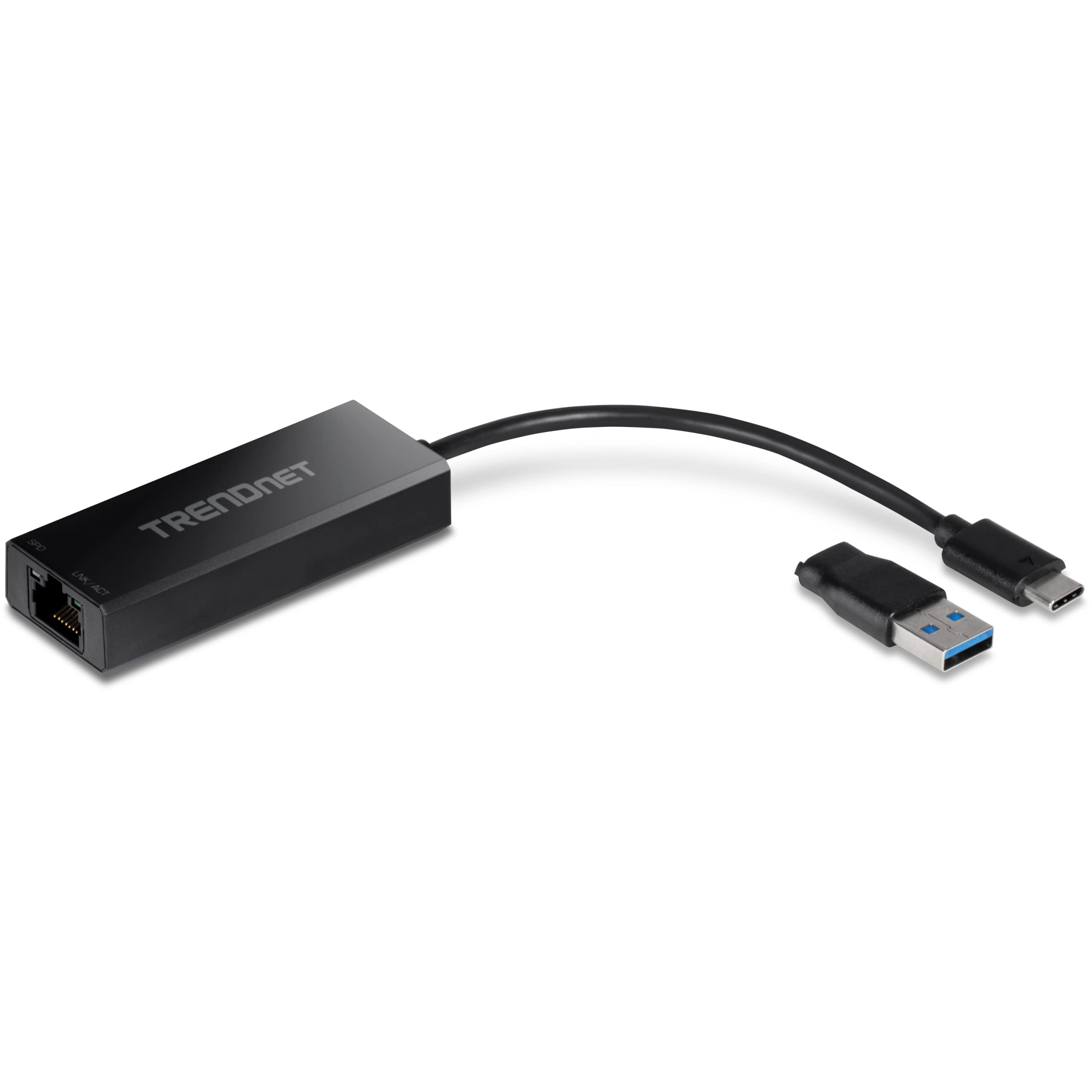 Trendnet Usb C 3.1 To 2.5Gbase T Ethernet Adapter, Ieee 802.3Bz 2.5Gbase T Compliant, Supports Up To 2.5Gbps Connection Speeds,