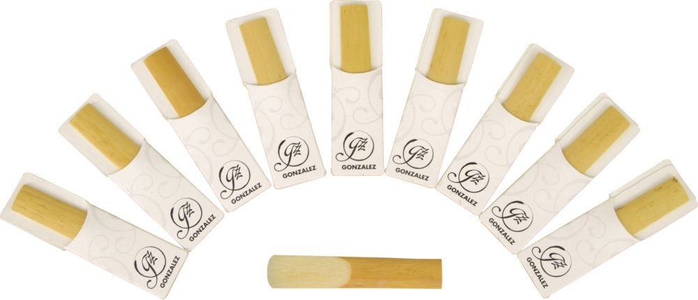 Gonzalez Clarg4 Bb Clarinet Reed Regular Cut, 10/Box   Orange Box