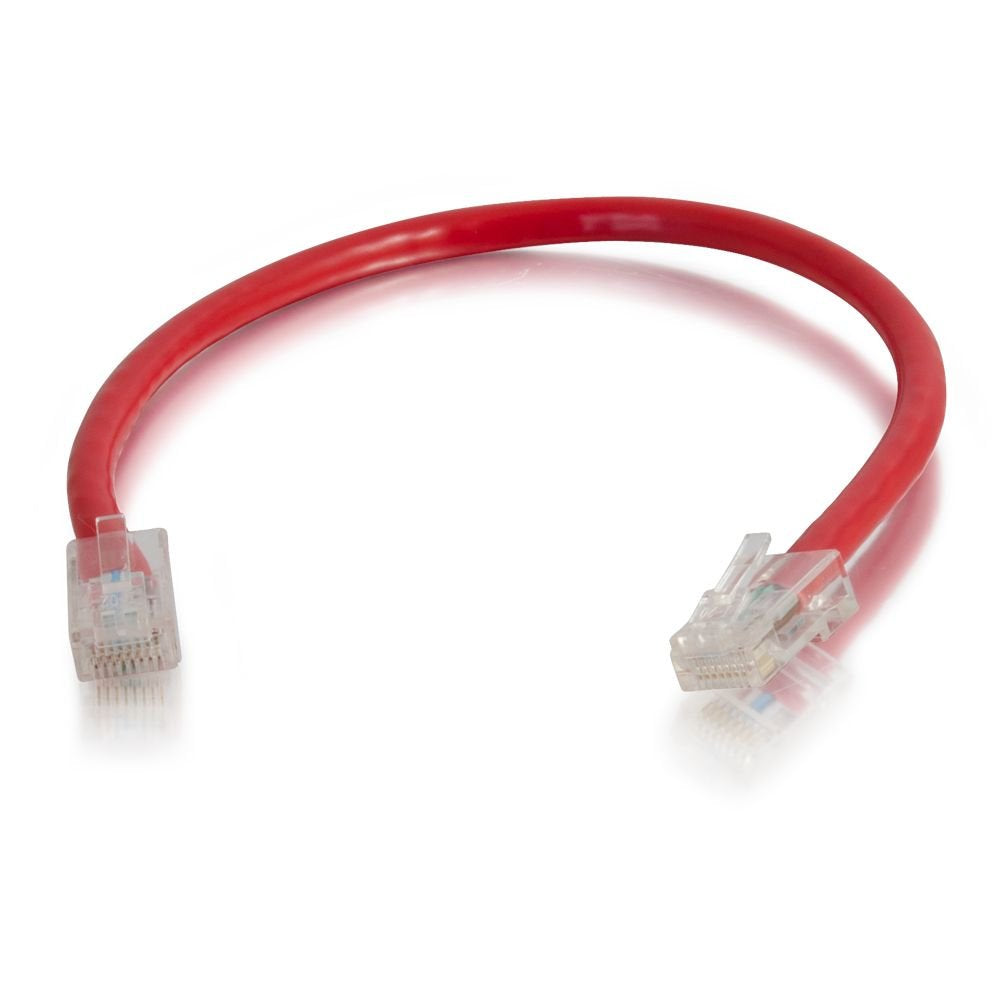 C2G 24402 Cat5E Cable   Non Booted Unshielded Ethernet Network Patch Cable Red (75 Feet 22.86 Meters )