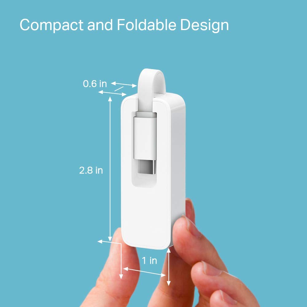Tp-Link Usb C To Ethernet Adapter(Ue300C), Rj45 To Usb C [Thunderbolt 3/4 Compatible] Type-C Gigabit Ethernet Lan Network Adapte