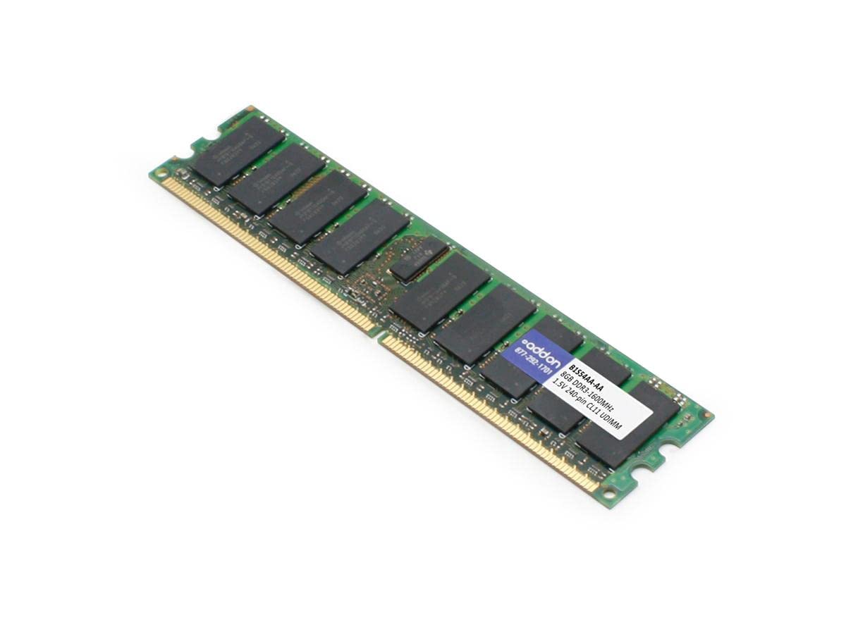 Addon Hp B1S54Aa Compatible 8Gb Ddr3-1600Mhz Unbuffered Dual Rank 1.5V 240-Pin C