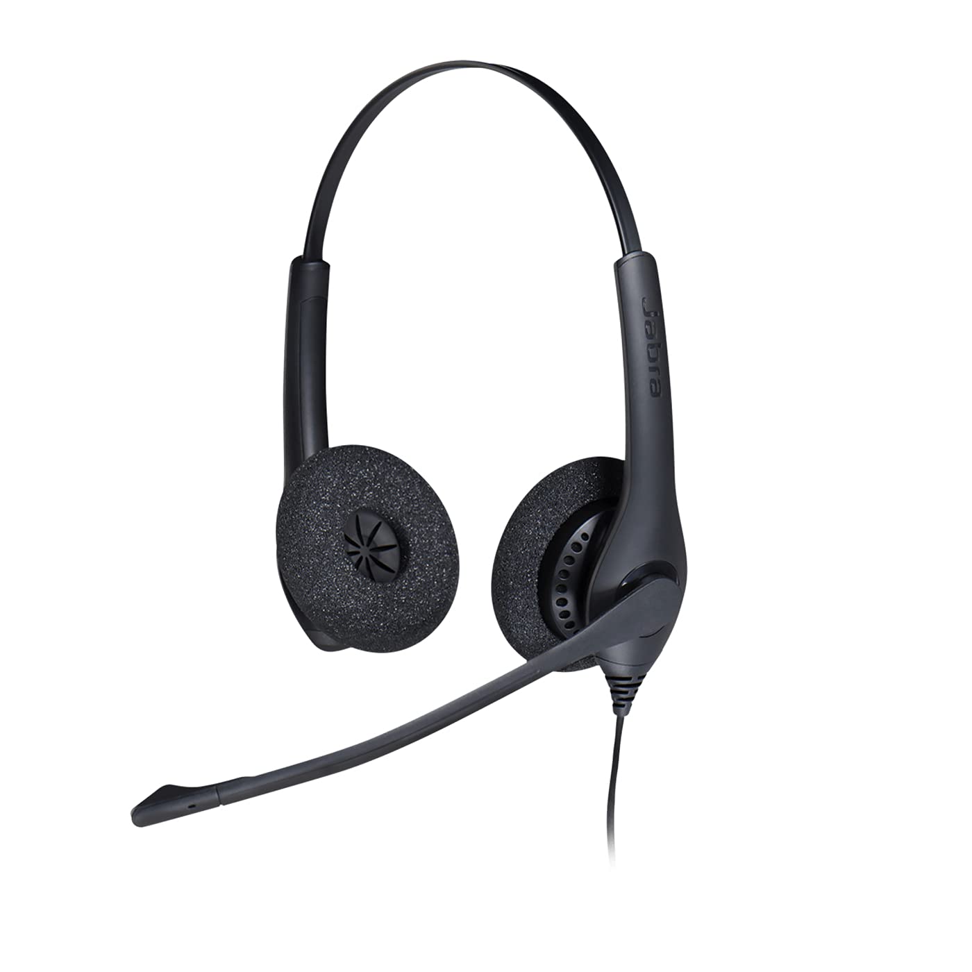 Jabra Biz 1500 Duo UC Call Center Wired Headset Black