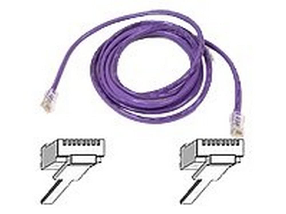 Belkin Cat5E Patch Cord Purple   10Ft