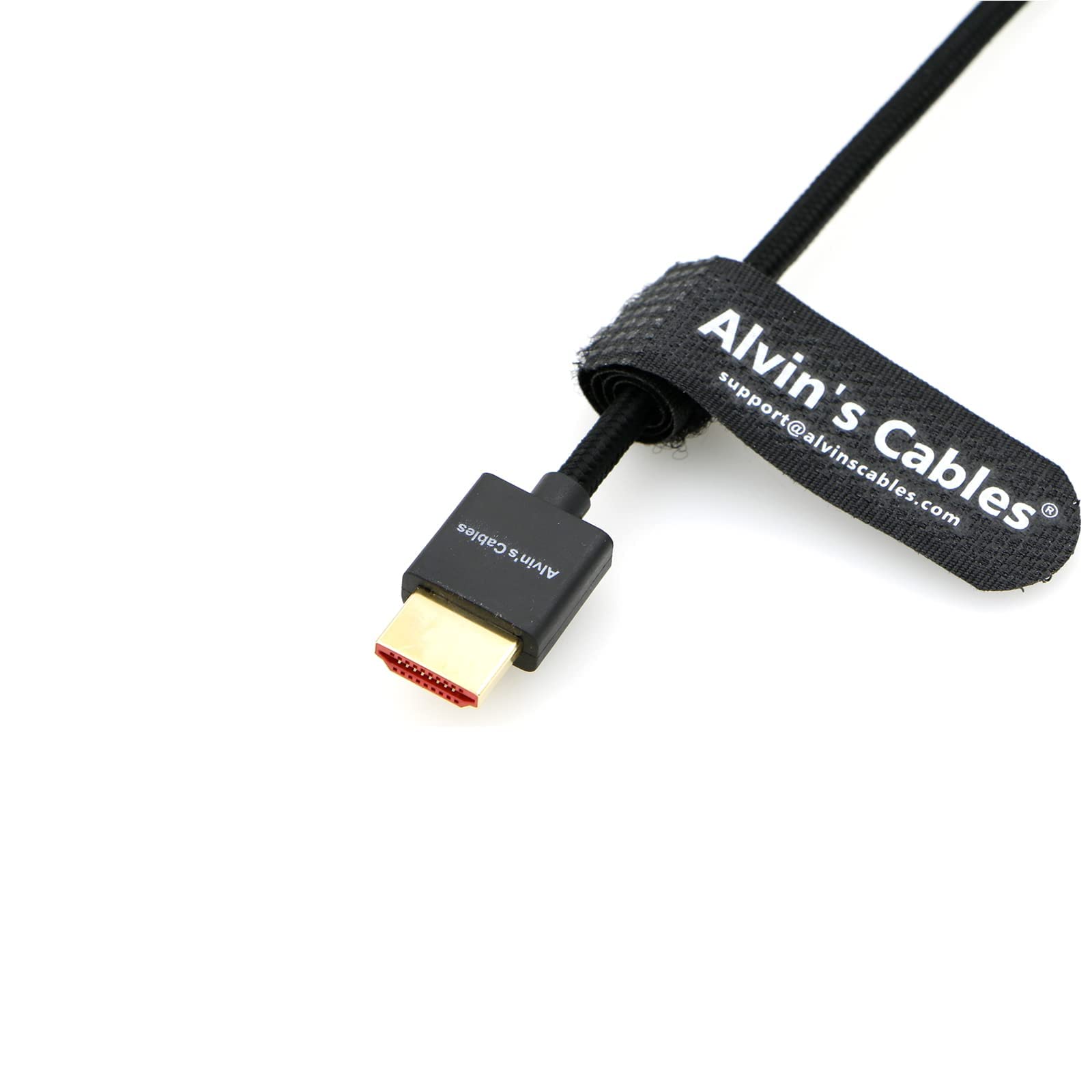 Alvin'S Cables 8K 2.1 Full Hdmi Braided Coiled Cable For Atomos Ninja V 4K 60P Record From Z Cam For Canon C70, For Sony A7S3| A