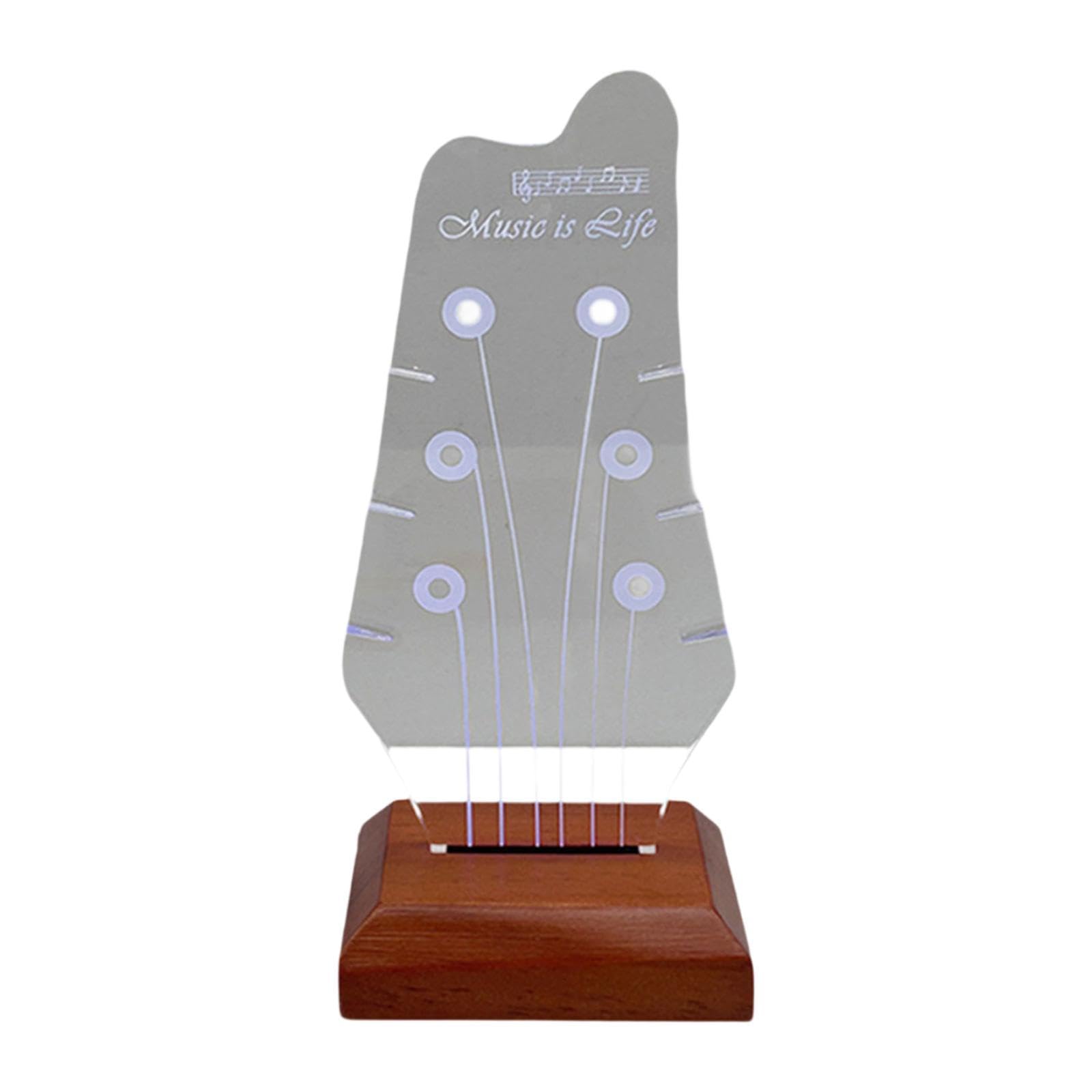 Myaddiction Electric Guitar Pick Holder Guitarists Home Decor Luminous Pick Storage Rack Style C