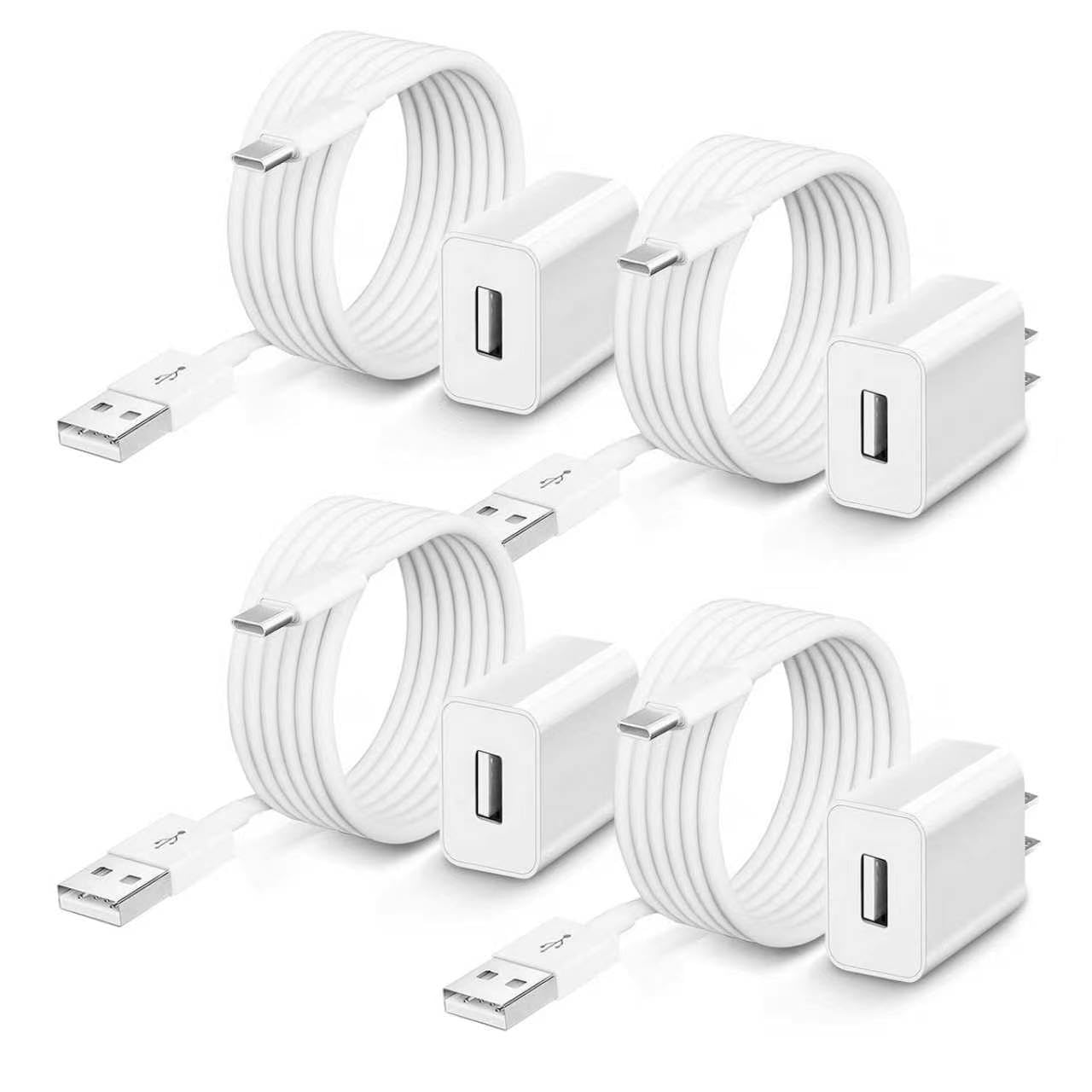 QKCOK 4 Pack 16FT Power Adapter for eufy Security SoloCam S220/S340/S4/E30/E42, eufyCam S330/S3 Pro and eufy Security Indoor Cam