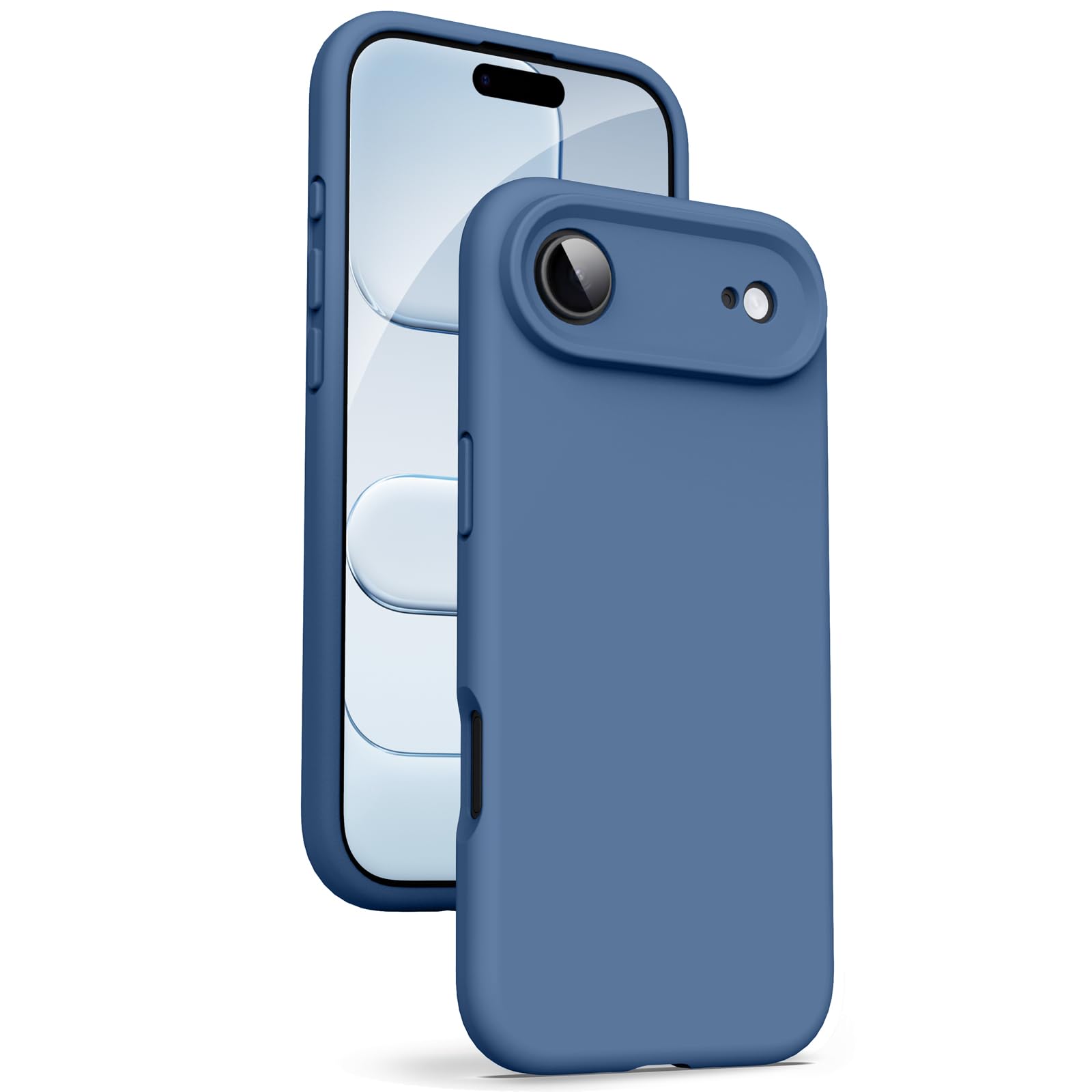 Supdeal Liquid Silicone Case for iPhone Air - [Camera All-Round Protection] [Soft Microfiber Lining Anti-Scratch] 4 Layer Full C