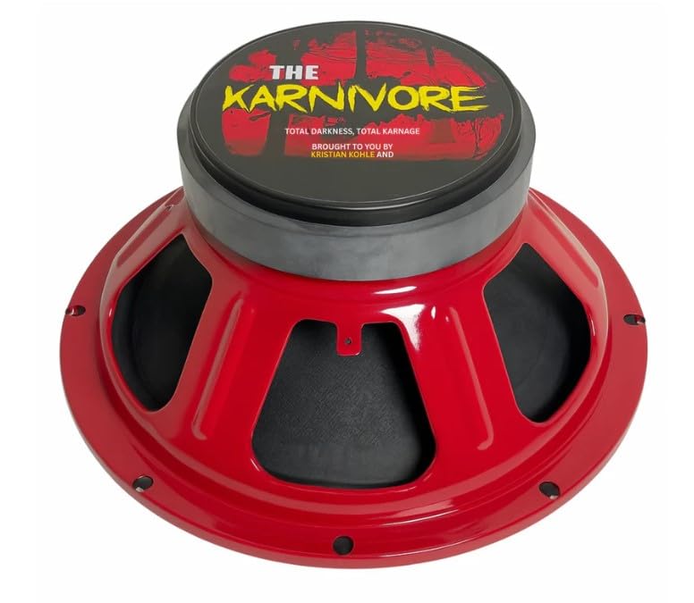 Eminence Karnivore 12-inch Guitar Amp Speaker - 60W Ceramic Magnet 16 Ohm Loudspeaker for Metal Guitarists - Tight Bass, Aggress