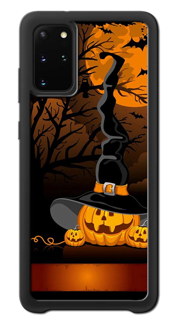 Vuttoo For Samsung Galaxy S20 Plus 5G Case   Halloween Pumpkins Witch Hat Pattern Phone Case   Tpu Shock Absorption Protection P