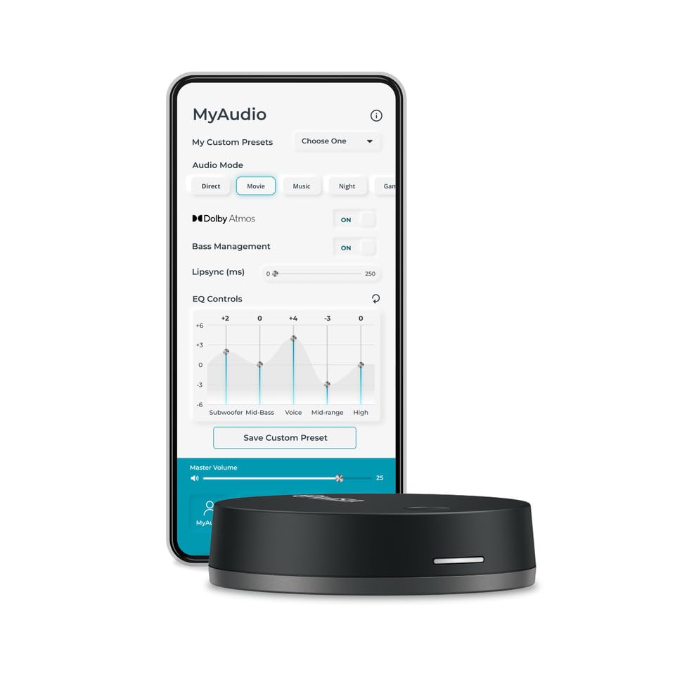 Wisa Soundsend | Wireless Audio Transmitter For All Smart Tvs | Features Eight Channels Of Uncompressed 24 Bit 48/96 Khz Sound |