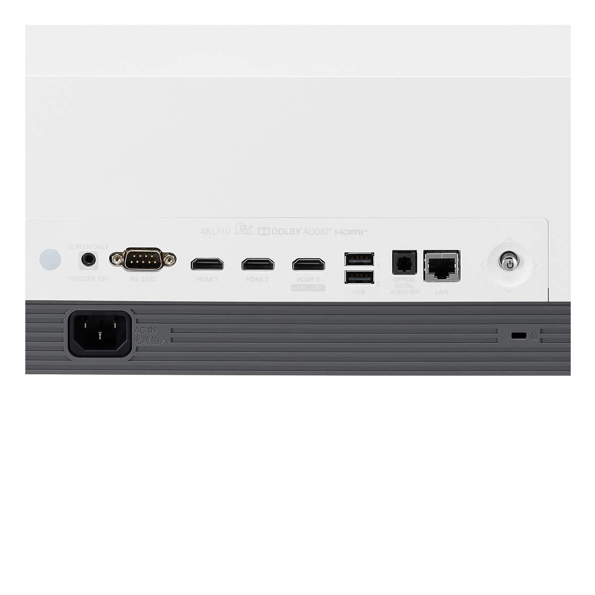 Lg Hu810Pw 4K Uhd (3840 X 2160) Smart Dual Laser Cinebeam Projector With 97% Dci P3 And 2700 Ansi Lumens