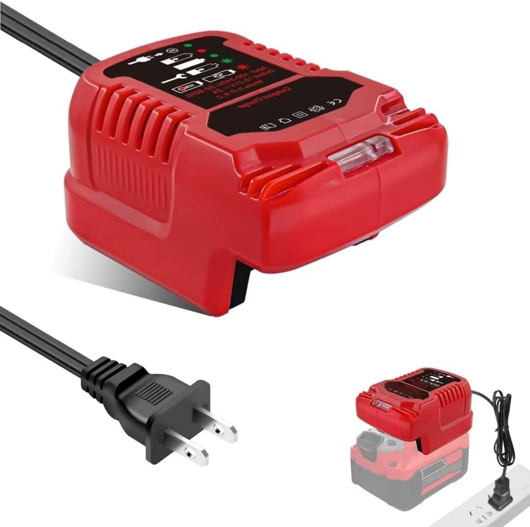 for Craftsman 20V Battery Charger, Compact Size Mini Charger for Craftsman 20V Battery Tools (110V Input for V20 Battery Charger