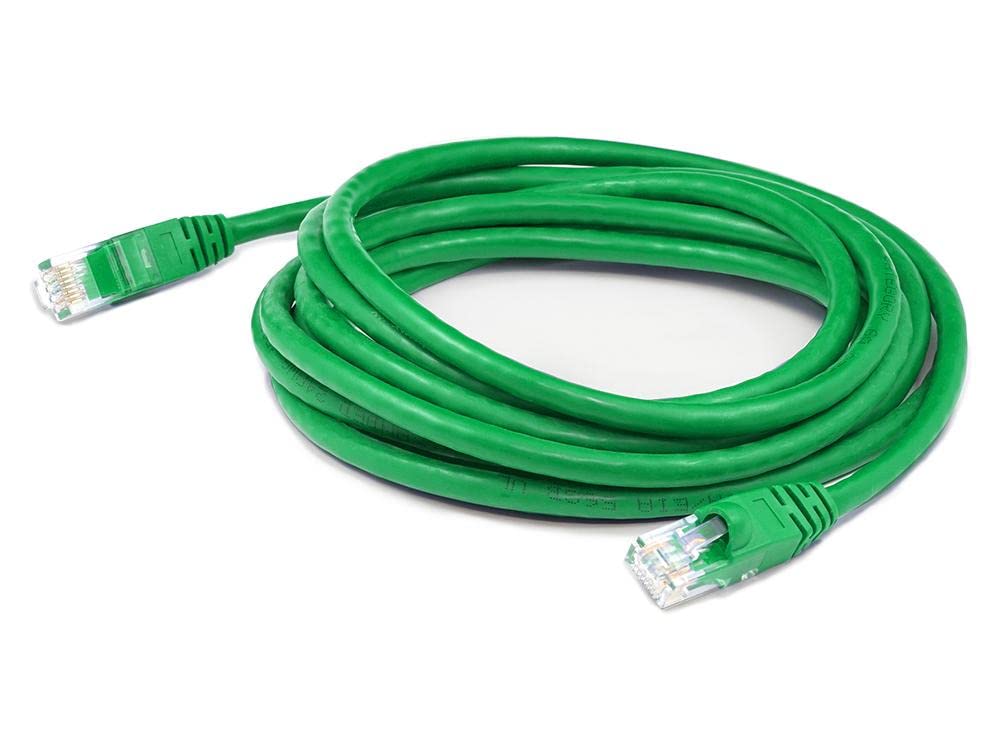 Addon 3Ft Green Cat 6 Slim Pvc Ethernet Cable Snagless Clear-Claw Rj-45 M/M