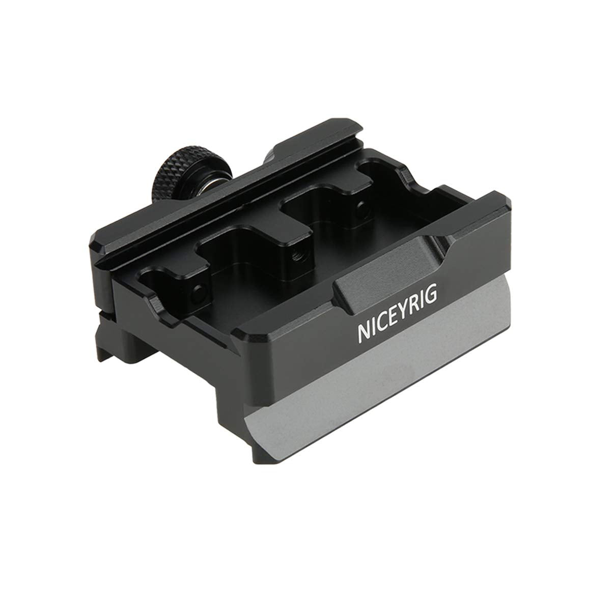 NICEYRIG Quick Release Clamp for ARCA Swiss Standard, with Bottom Plate for Manfrotto 577/501/504/701, Gimbal Tripod Switch Adapter for RS2/RSC2/Ronin S, Zhiyun Crane 2S/Weebill Lab - 394