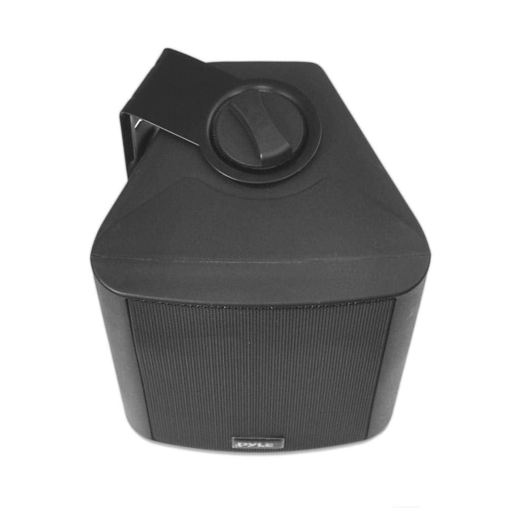 Pyle Waterproof Wall Mount Speaker System - 5.25 Inch Active + Passive Pair Wireless Bluetooth Compatible Indoor/Outdoor Stereo