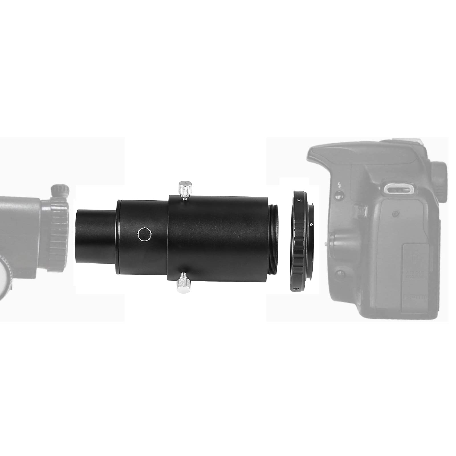 Celticbird 1.25'' Variable Telescope Camera Adapter For Prime Focus And Eyepiece Projection Astrophotography Threaded For Standa