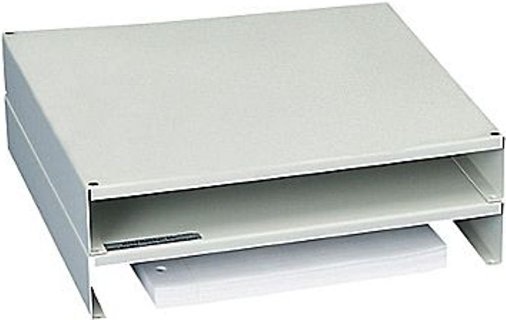 Grey Acum Riser Mead Hatcher Stackable Monitor Riser, Stackable, Gray (Mat21202 ...