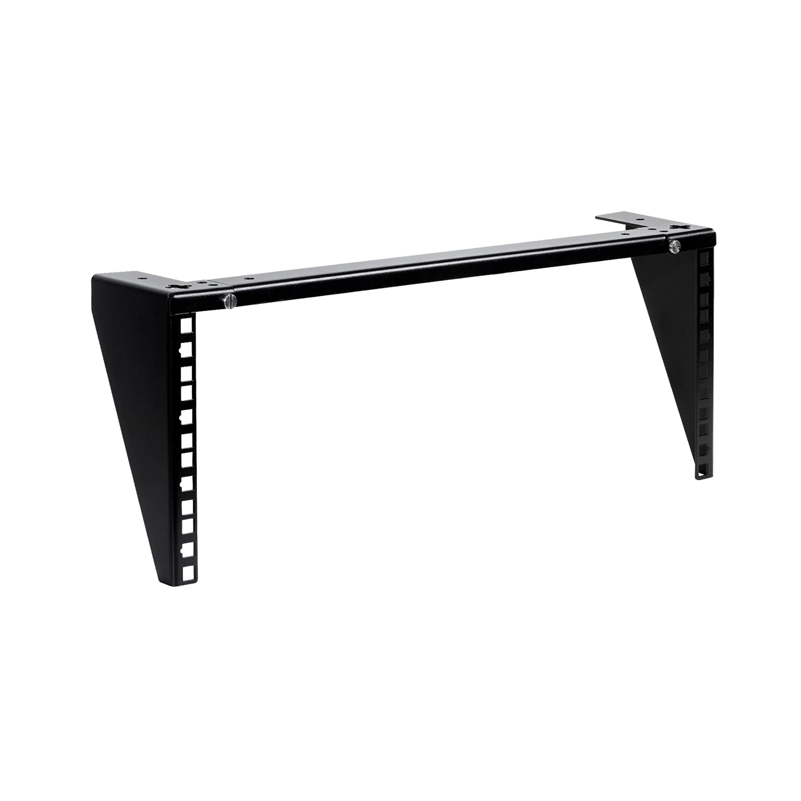 Rackpath 4U Vertical Wall Mount Rack   Heavy Duty 125Lbs Capacity Vertical Mounting Bracket (4U)