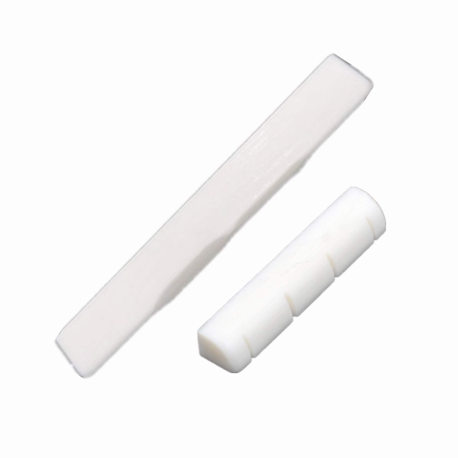 Miwayer Ukulele Real Bone 53Mm Bridge Saddle & 35Mm Nut For 4 String Ukulele Regula