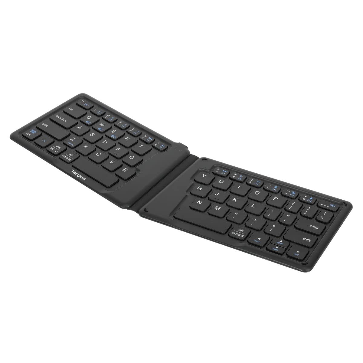 Targus Ergonomic Foldable Bluetooth Antimicrobial Keyboard, Black (Akf003Us)