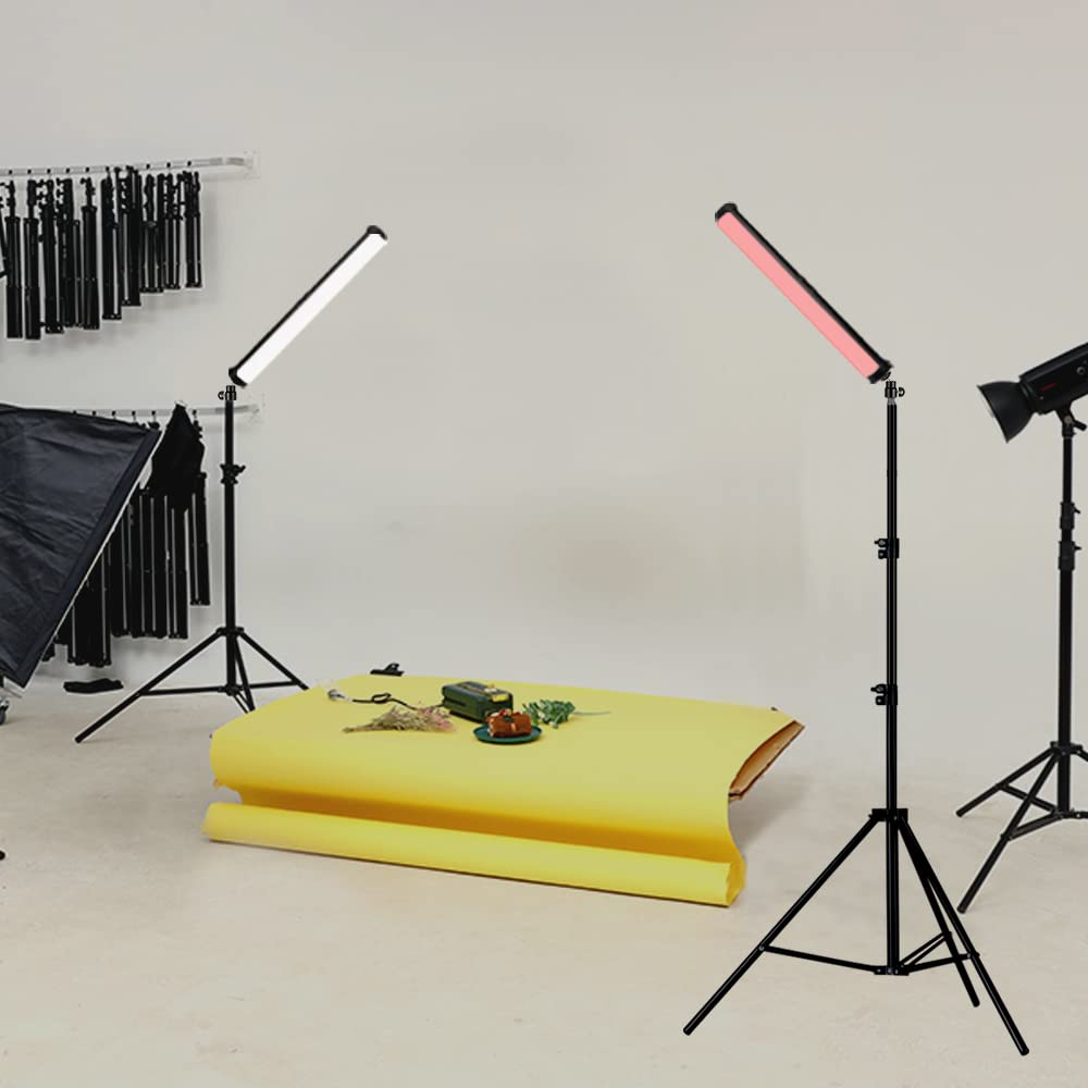 Rgb Led Video Light Wand Stick, 360 Full Color Portable Studio Handheld Photography Lighting Wand 5000Mah Rechargeable Battery &