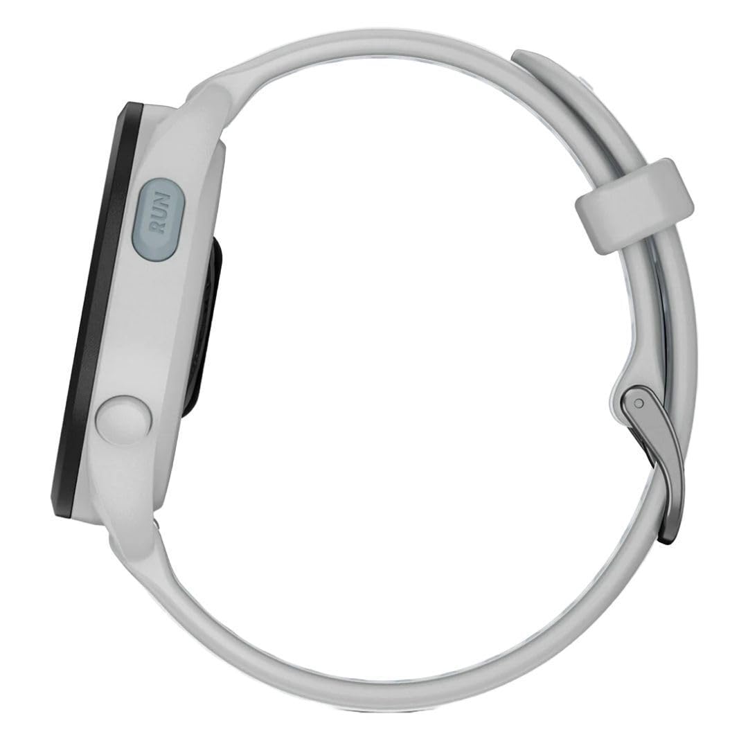 Garmin Forerunner 165, Running Smartwatch, Colorful Amoled Display, Training Metrics And Recovery Insights, Whitestone