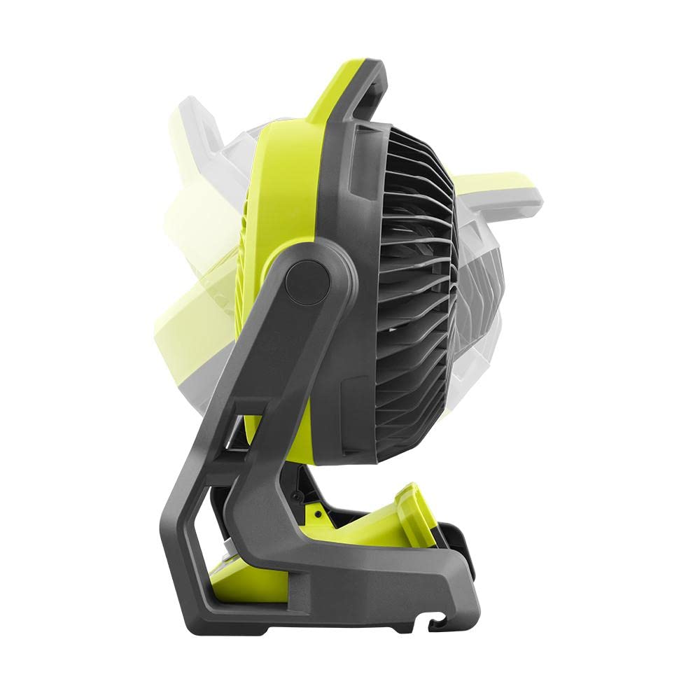 Ryobi One+ 18V Cordless Hybrid Whisper Series 7 1/2 In. Fan (Tool Only), Green (Pcl811B)