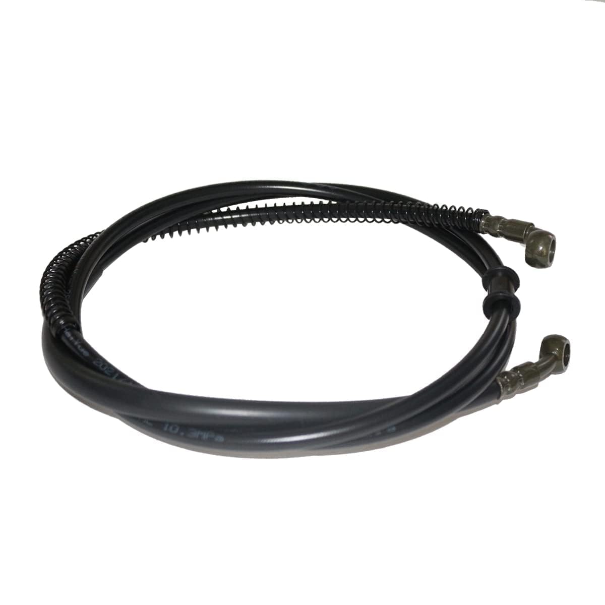 Pro Bat Braided Hydraulic Brake Hose Line Pipeline For Chinese Gy6 Scooter Atv Dirt Bike Go Kart 10Mm Banjo Ends, Black