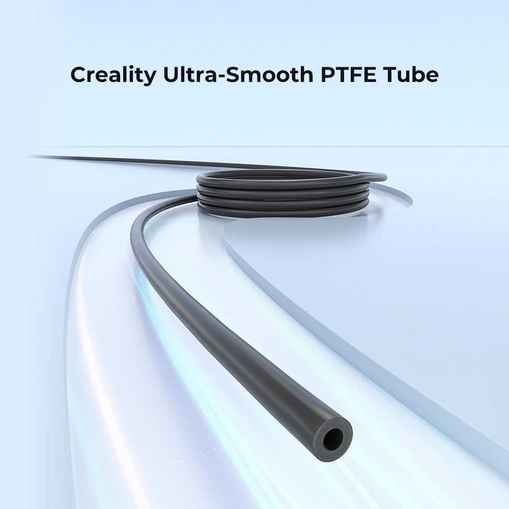 Official Creality 2 Meter Ultra Smooth Ptfe Tubing 1.75Mm Filament, Smooth Feeding For For Bambu Lab A1/A1 Mini/P1P/P1S/X1C, For
