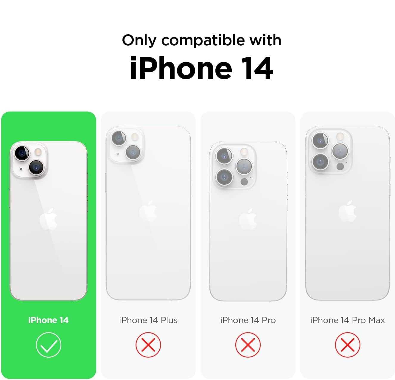 Oakxco For Iphone 14 Phone Case Liquid Silicone, Cute Thin Slim Soft Rubber Tpu Plain Smooth Gel Cover For Women Girl, Matte Sol