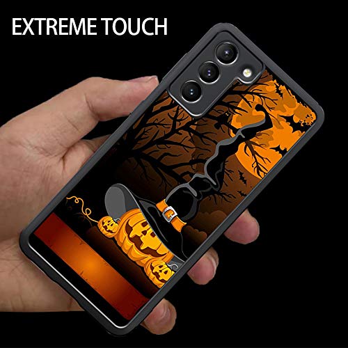 Vuttoo For Samsung Galaxy S23 Plus Case   Halloween Pumpkins Witch Hat Pattern Phone Case   Tpu Shock Absorption Protection Phon