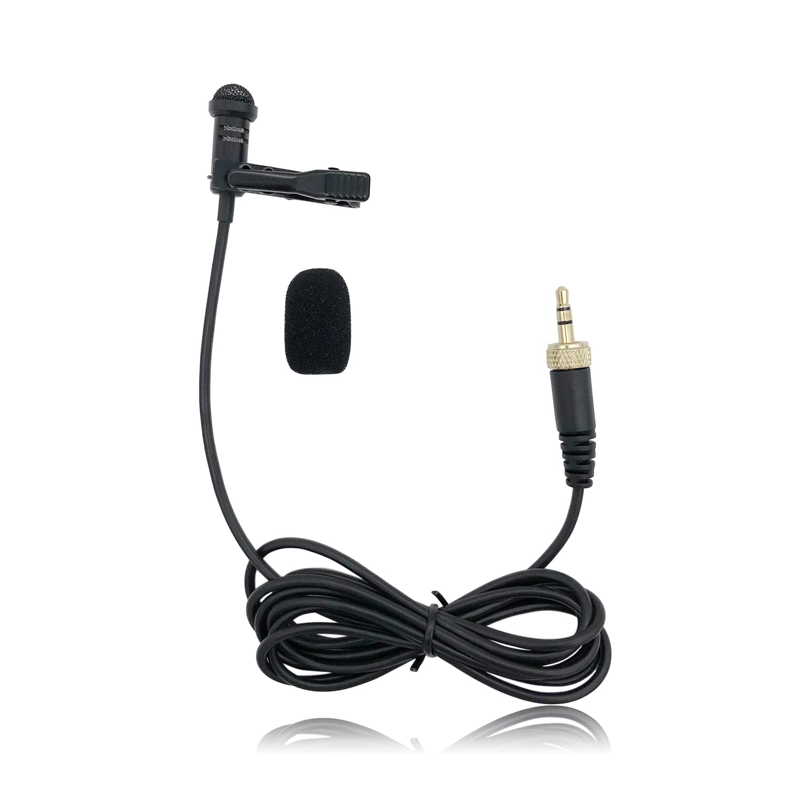 Lavalier Microphone Replacement For Sennheiser Wireless Transmitter/Me 2 Mic   Lav Lapel Clip, Wearable, Omnidirectional, 3.5Mm 