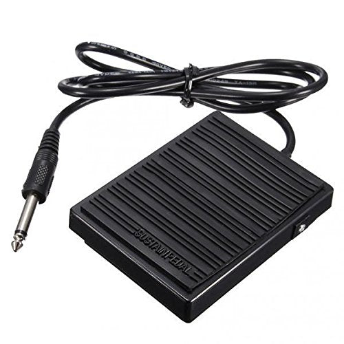 Zoomella Universal Foot Sustain Pedal Controller Switch For Electronic Keyboard Piano|Pedals| Pedals