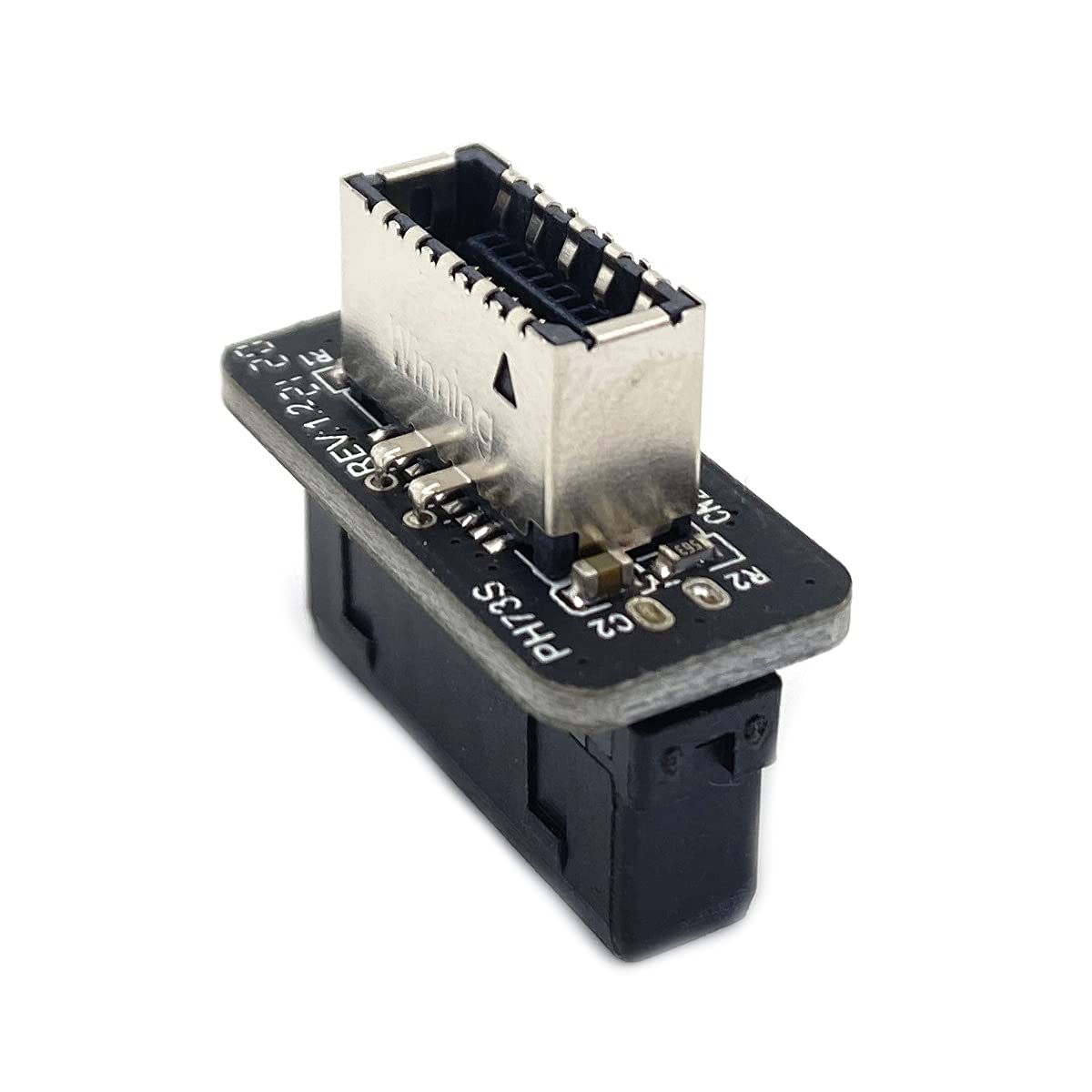 Devmo Vertical Usb 3.1 Front Panel Socket Key A Type E To Usb 3.0 20Pin Header Adapter