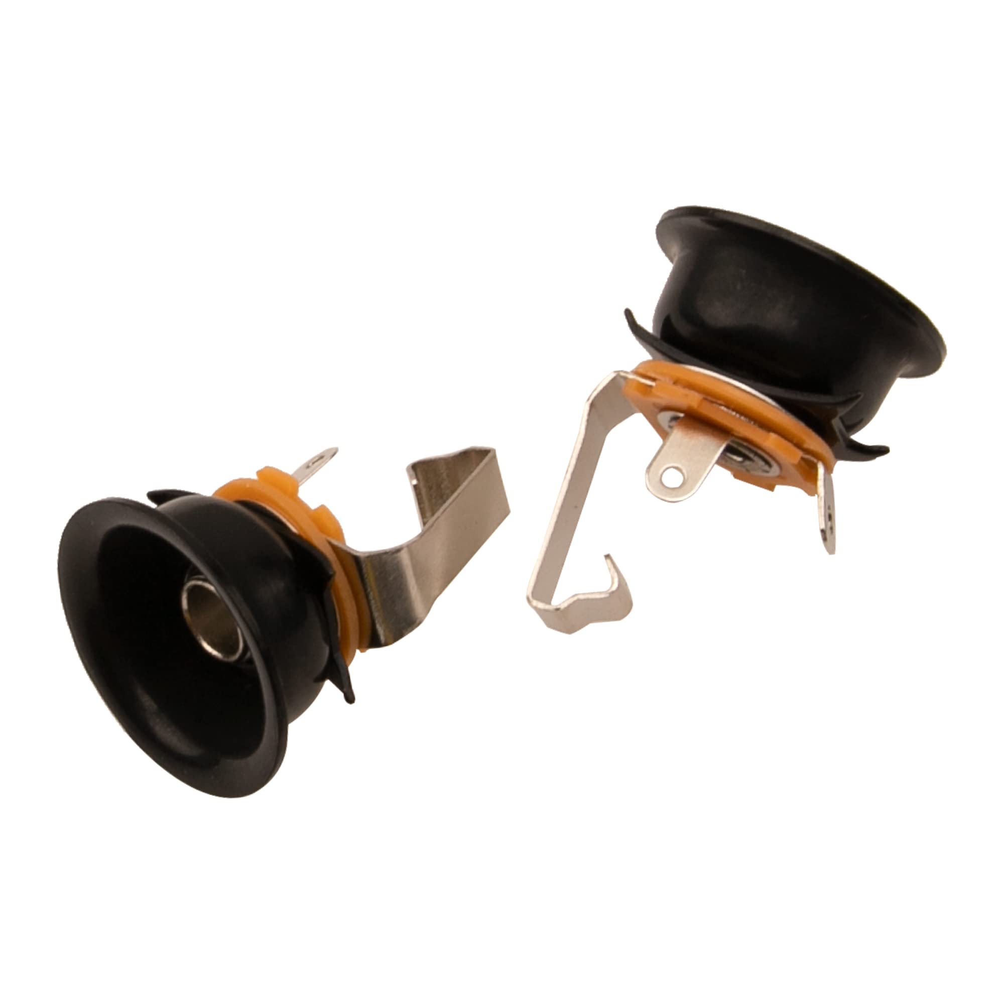 2Pcs Yootones 1/4 Inch Guitar Stereo Output Socket Jack Plug Compatible With Fender Telecaster Tl Electric Bass Ukulele Guitar A