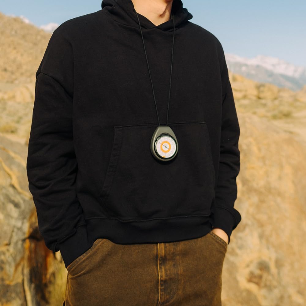 Sun Company Altimeter 203   Battery Free Altimeter And Barometer | Weather Trend Indicator With Rugged Abs Case And Lanyard | Re