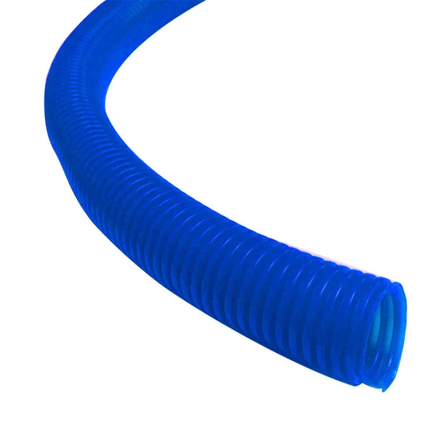 Kable Kontrol Colored Split Wire Loom Tubing 1/4    Inch 10 Ft Long   Blue Wire Conduit Cover For Cords   Corrugated Tubing And