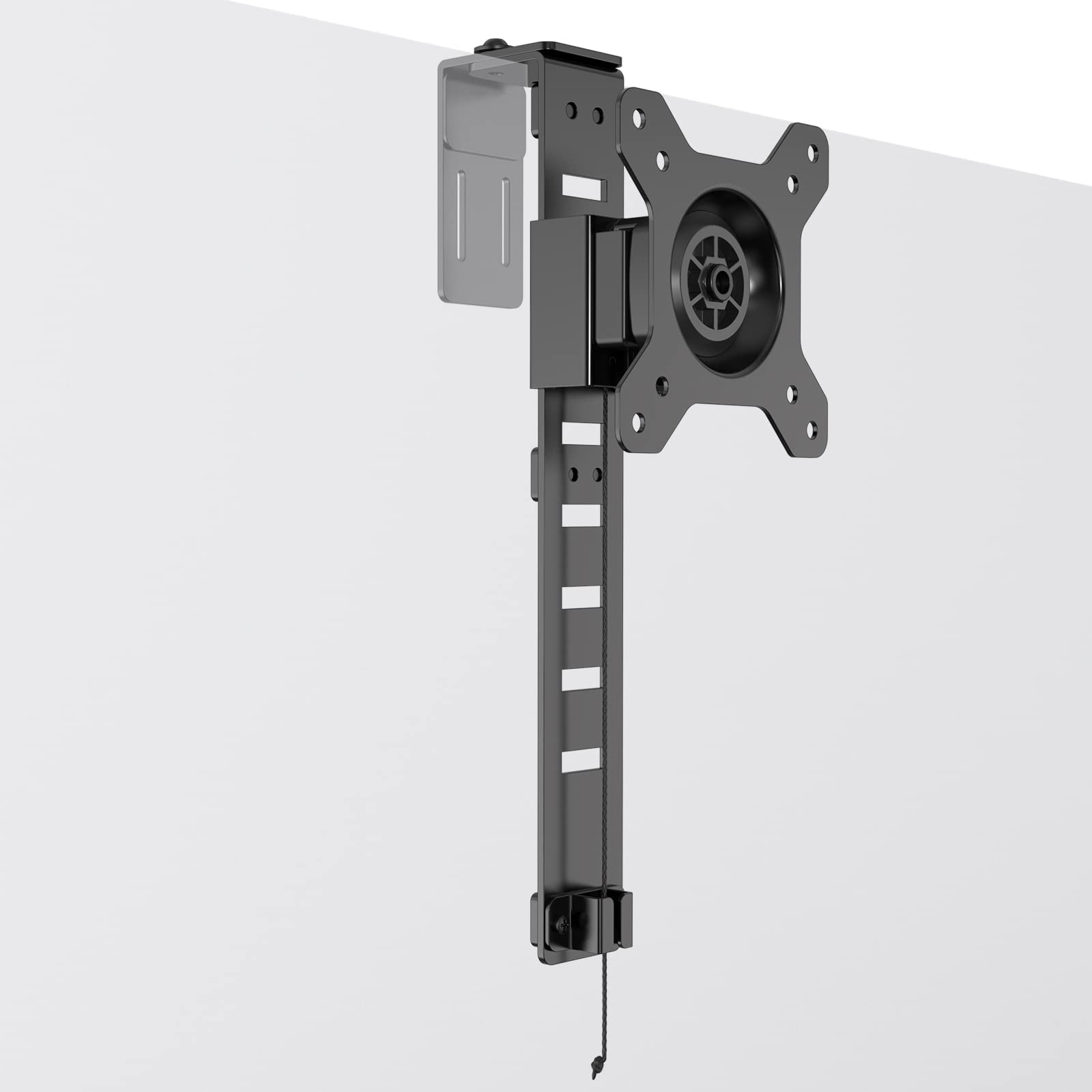 Joy Worker Cubicle Monitor Mount   Height Adjustable Hanging Mount, 13'' 34'' Cubicle Monitor Hanger, Vesa 75*75/100*100Mm, Clam