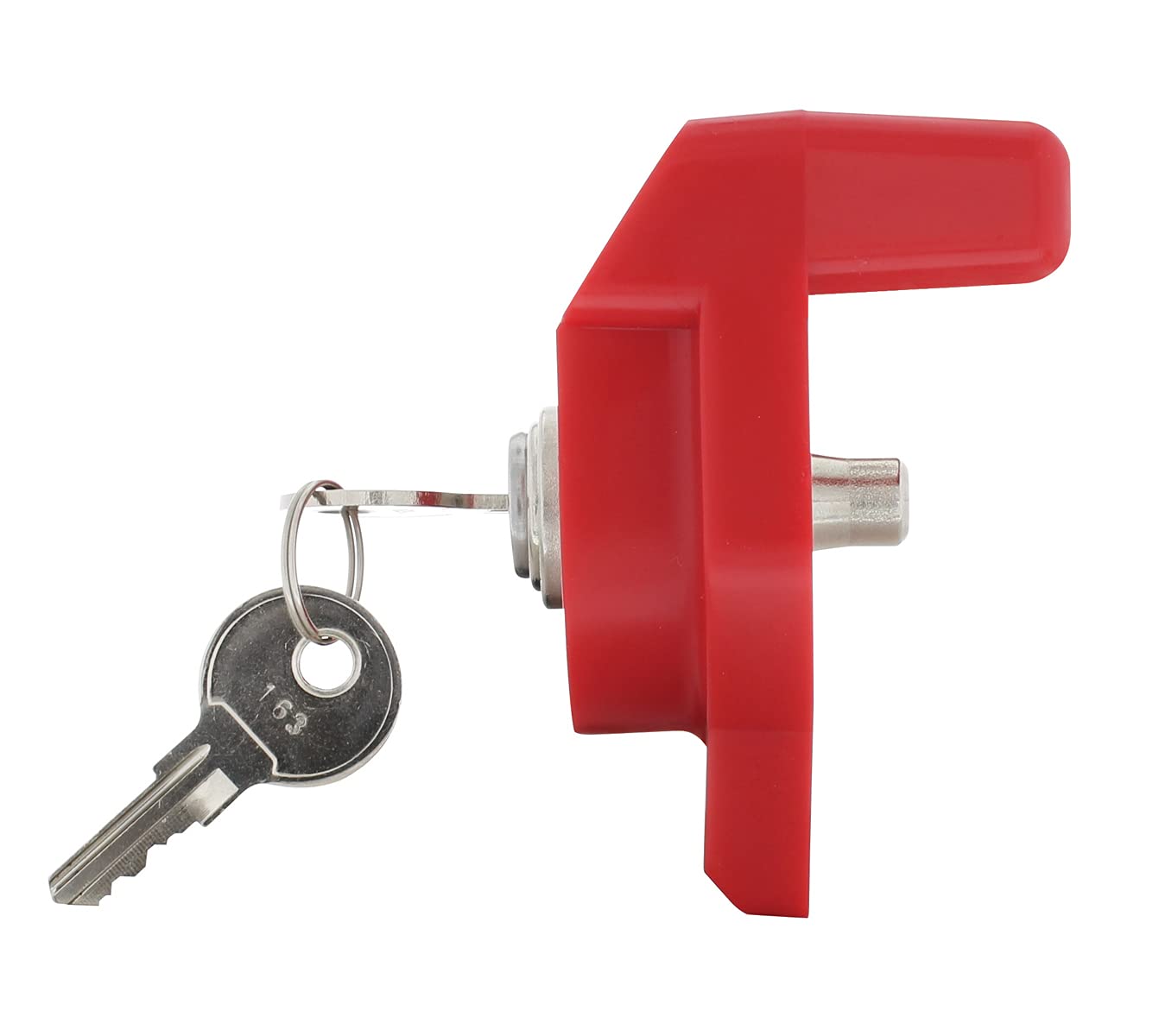 United Pacific 90625 Heavy Duty Plastic Glad Hand Lock, Individually Keyed, Over Molded Lock Cylinder, Trailer Lockout Device