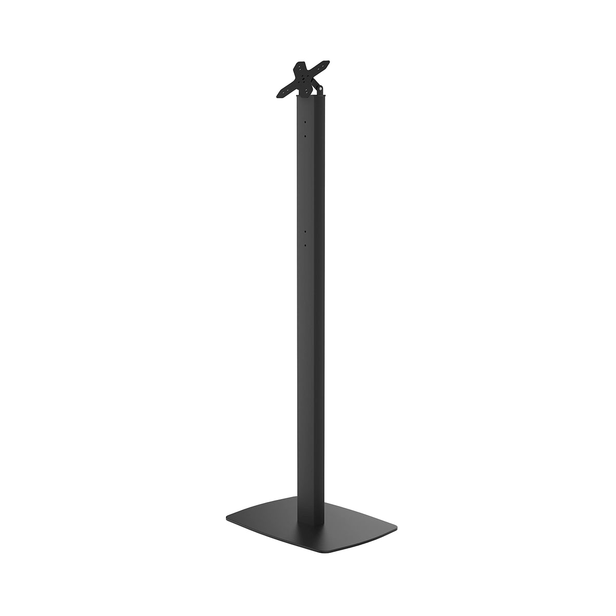 Cta Digital Add Chkb Premium Thin Profile Floor Stand With Vesa Plate And Base (Black)
