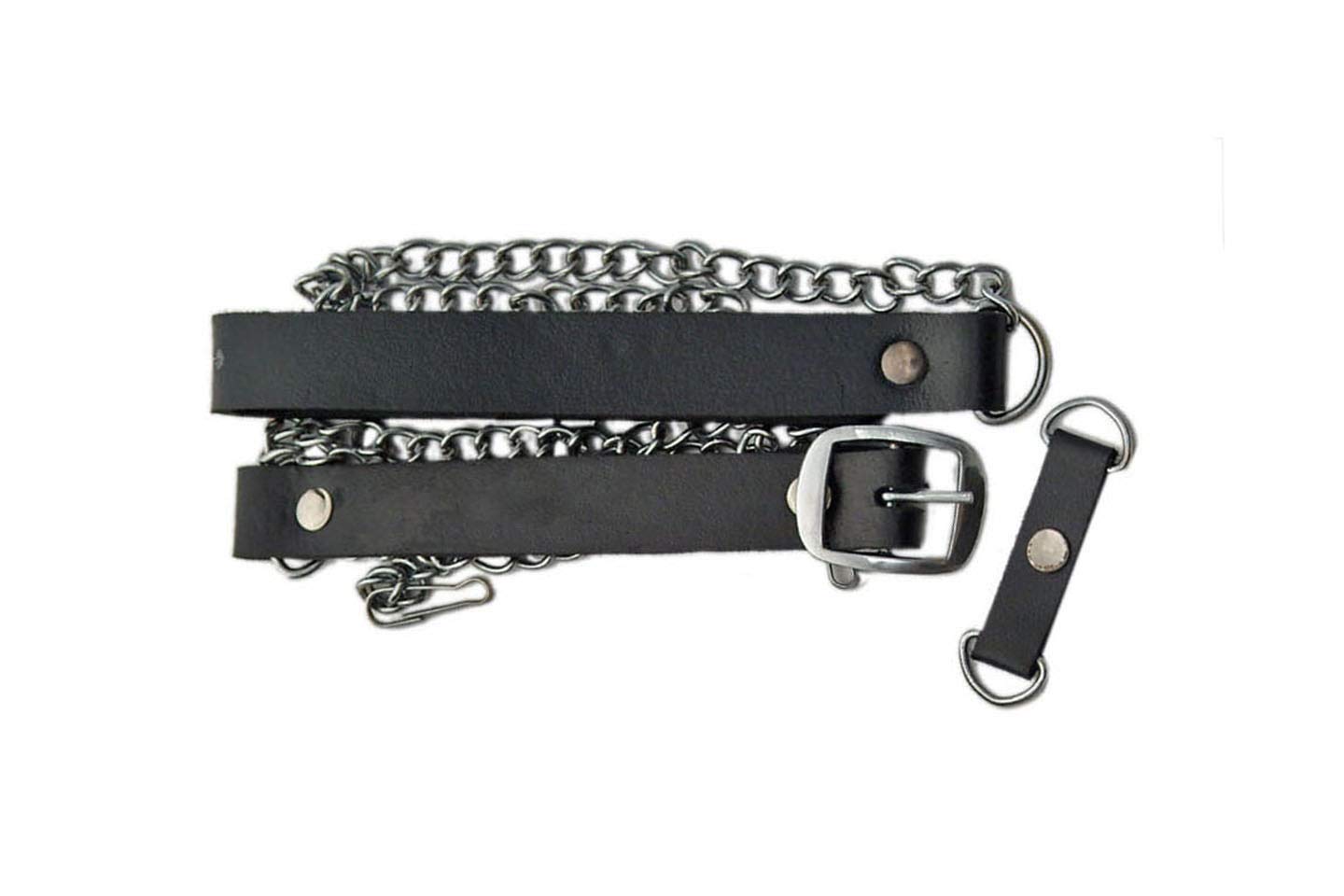 Szco Supplies Red Plaid Leather Sporran