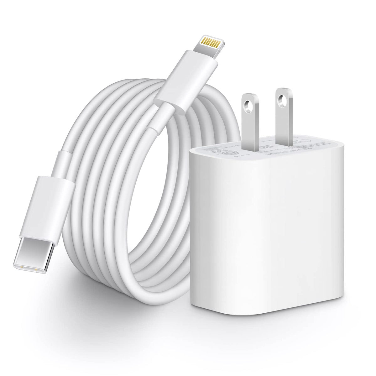Charger For Iphone 14/13/12?Mfi Certified?, Pd 20W Fast Charger With 6Ft Charging Cable, Usb C Charger Fast Charging Block & Cha
