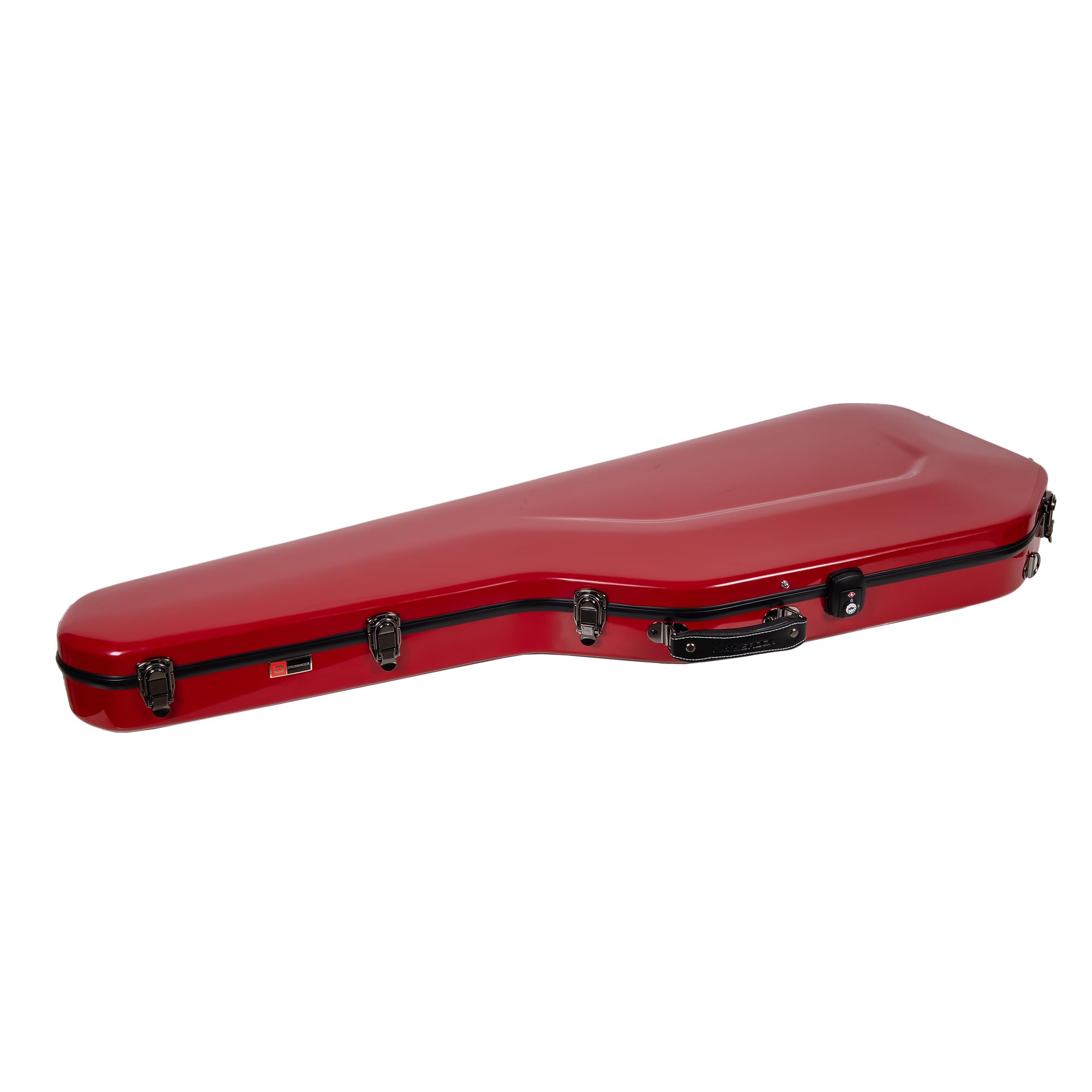 Crossrock Fiberglass Backpack Style Red Electric Guitar Case