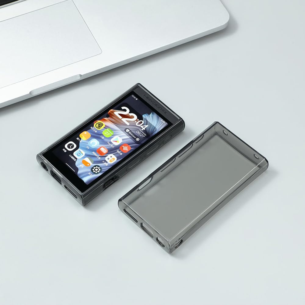 Soft Crystal Clear Tpu Protective Shell Skin Case Cover For Hiby Digital M300 Hifi Music Player (Clear Black)