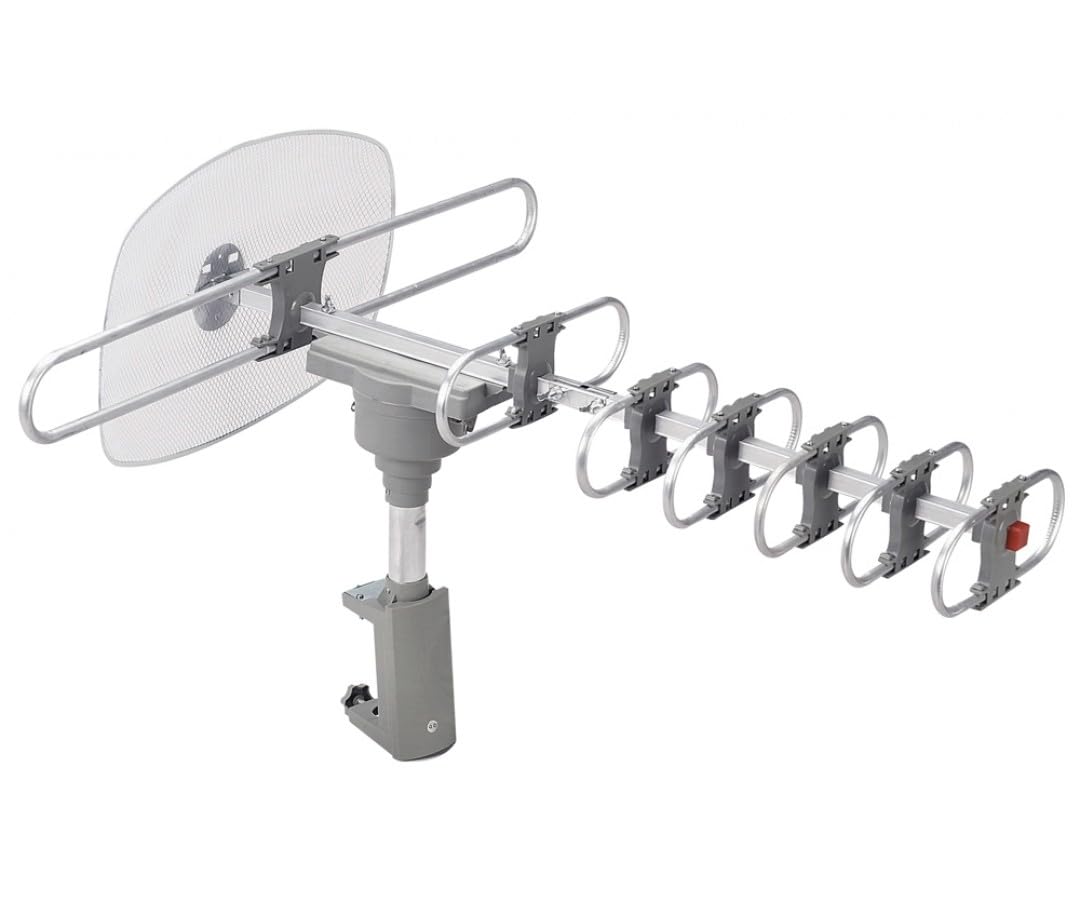 Naxa Electronics NAA-351 High Powered Amplified Motorized Outdoor Antenna Suitable for HDTV and ATSC Digital Television