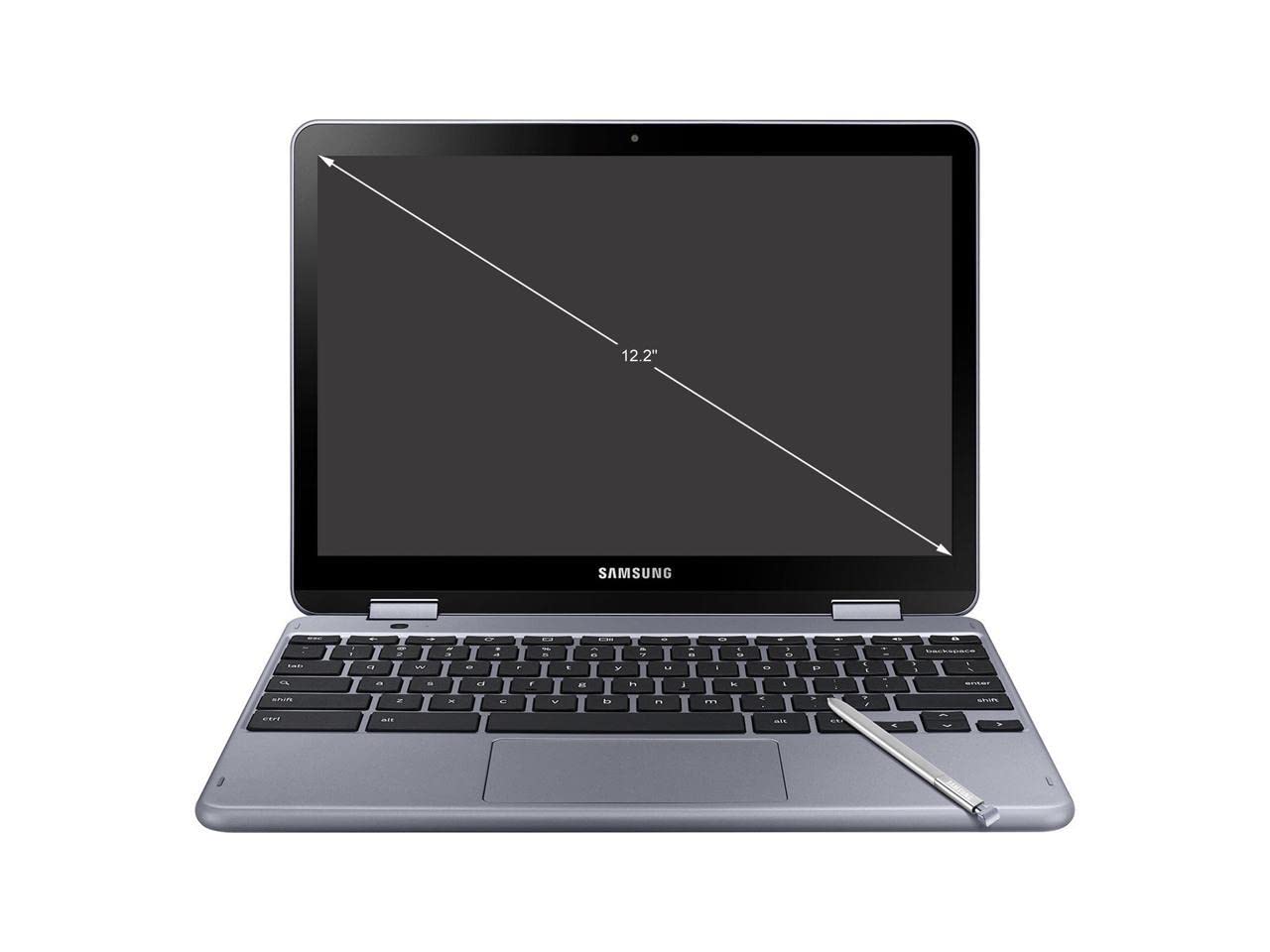 Samsung Chromebook Plus V2, 2-In-1, 4Gb Ram, 32Gb Emmc, 13Mp Camera, Chrome Os, 12.2, 16:10 Aspect Ratio, Stealth Silver (Xe521Q