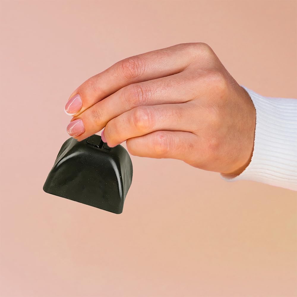 Rhode Island Novelty 3 Metal Black Cowbells | 12 Pack