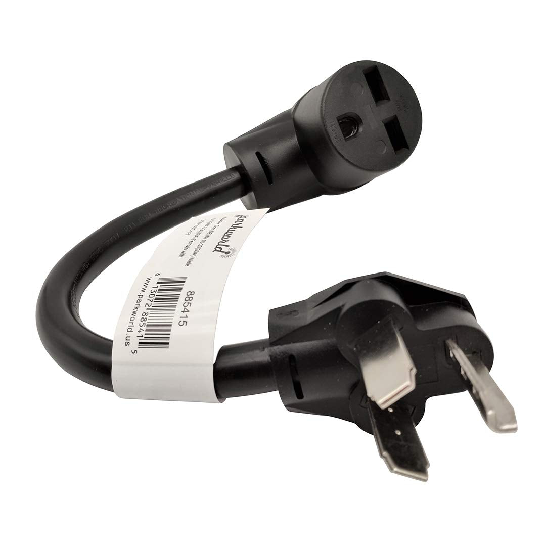 Parkworld 885415 Nema Dryer 10 30P 30A To Heater 6 30R 30A Welding Adapter Cord 250V (1 Feet)